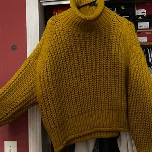 H&M sweater, burnt yellow size xl